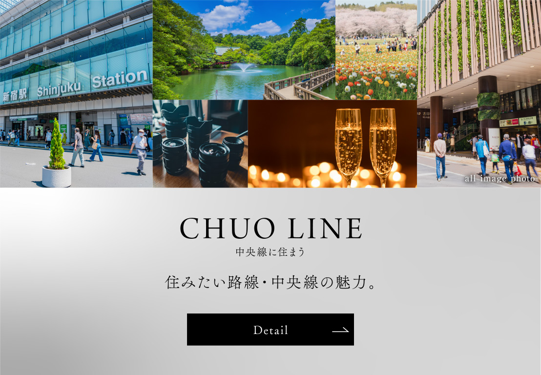中央線に住まう