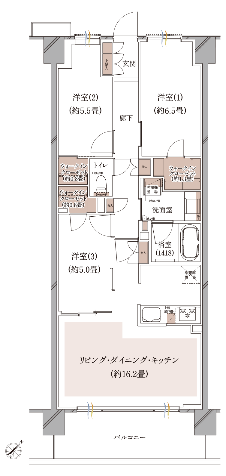C-Bタイプ間取り図